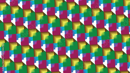 Colorful simple abstract seamless patterns set