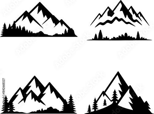 set of mountains