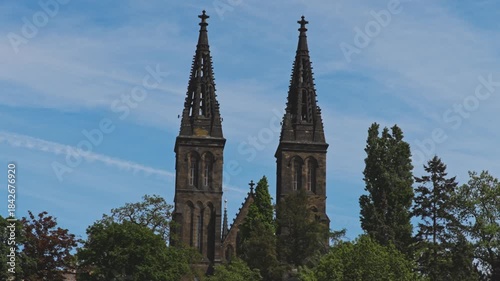 Neogothic Basilica of Saint Peter and Paul Vysehrad.