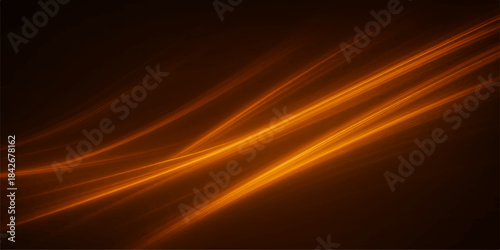 Abstract red and orange backdrop design with glowing lines, motion blur, flame-like color wave, energy pattern, and a yellow ray shine illustration