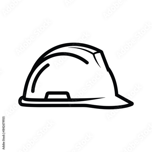 Hard hat icon illustration