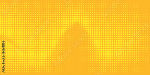 Dots halftone yellow and dark blue color pattern gradient grunge texture background. vector grunge.