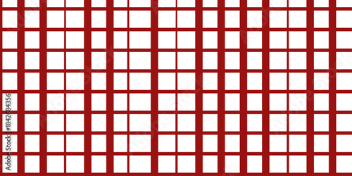 vertical parallel lines, stripes.Seamless red vertical stripes lines pattern. Faded red lines isolated on white background. Seamless and repeating pattern. Vector Illustration. 