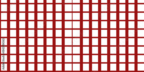 vertical parallel lines, stripes.Seamless red vertical stripes lines pattern. Faded red lines isolated on white background. Seamless and repeating pattern. Vector Illustration. 