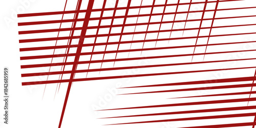 vertical parallel lines, stripes.Seamless red vertical stripes lines pattern. Faded red lines isolated on white background. Seamless and repeating pattern. Vector Illustration. 