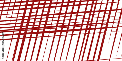 vertical parallel lines, stripes.Seamless red vertical stripes lines pattern. Faded red lines isolated on white background. Seamless and repeating pattern. Vector Illustration. 