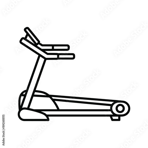 Treadmill icon illustration