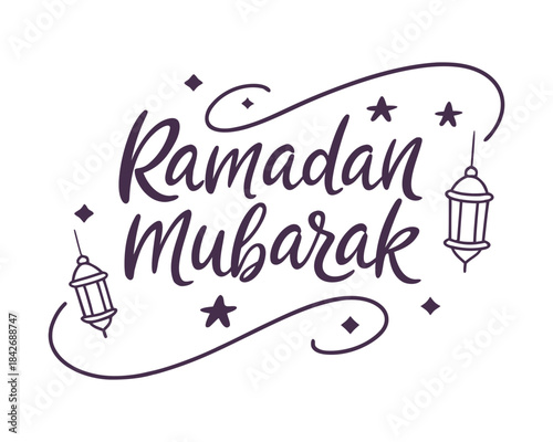 Ramadan Mubarak Greeting Card
