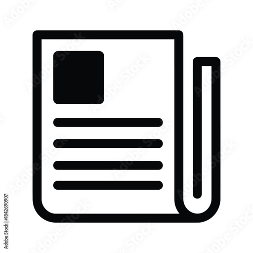Document icon representing file or report