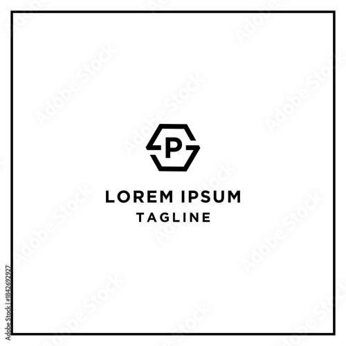 sp or ps hexagon logo