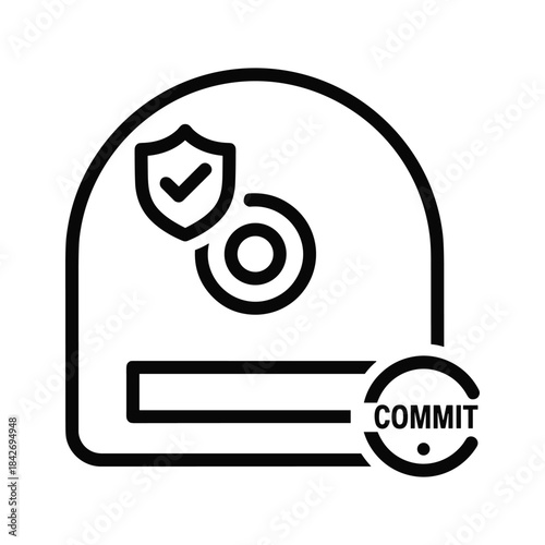 Secure data storage and commit process
