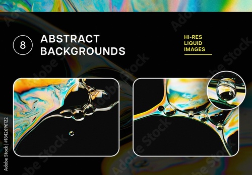 Abstract Liquid Backgrounds