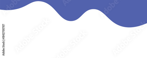 Abstract separator, header, modern wave divider shape, with a modern concept style