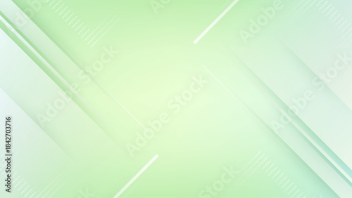 Abstract geometric background with overlapping green and blue diamond shapes
