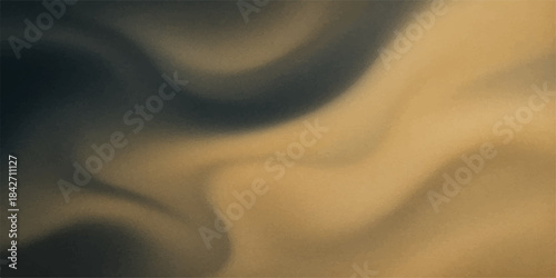 Nature's abstract pattern of dry brown and yellow sandy ripples: textured waves on the beach and desert dunes