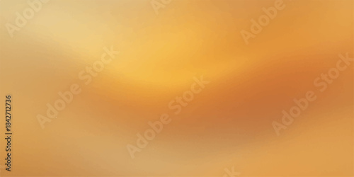 Soft orange light illuminates a vector wallpaper with a golden gradient texture and abstract wave pattern, reminiscent of a sky at sunset