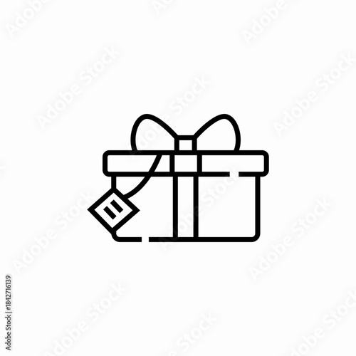gift surprise icon sign vector
