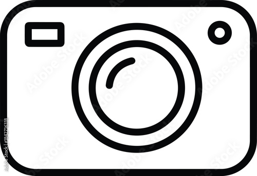 Camera Icon for Photography and Media Interfaces