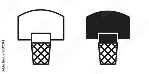 Basketball hoop icon