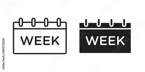 Calendar week icon