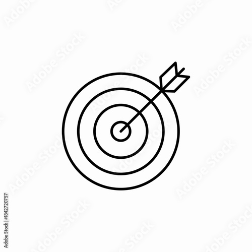 targeting shoot icon sign vector