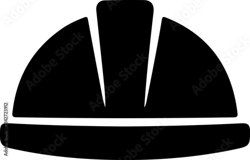 Safety Hard Hat Construction Helmet Icon Vector