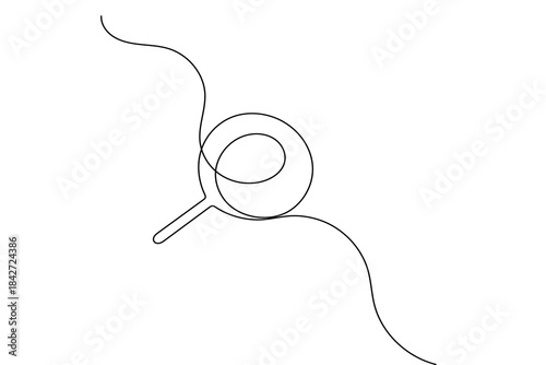 Candy minimalist one line drawing with simple outline clean vector illustration design