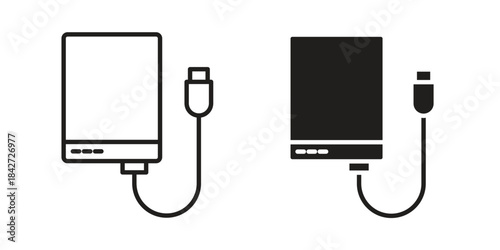 External hard drive icon