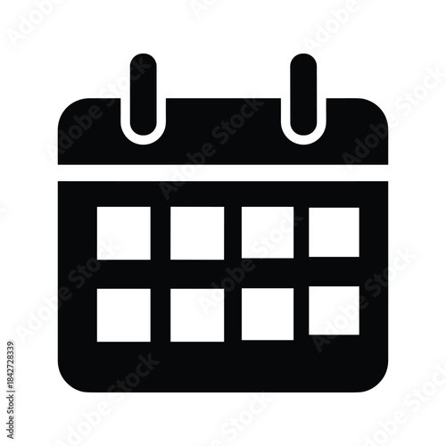 Calendar icon representing scheduling and planning
