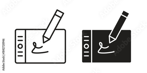 Graphic tablet icon
