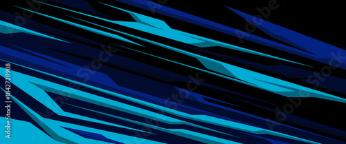 Abstract sporty background with exclusive colors. Abstract racing graphic design, vector design for vehicle wrap, t-shirt, jersey, gamer, esport, racing car, rally, and adventure ready to print.