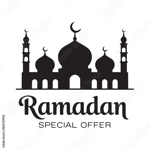 Ramadan Special Offer Modern Banner Vector EPS