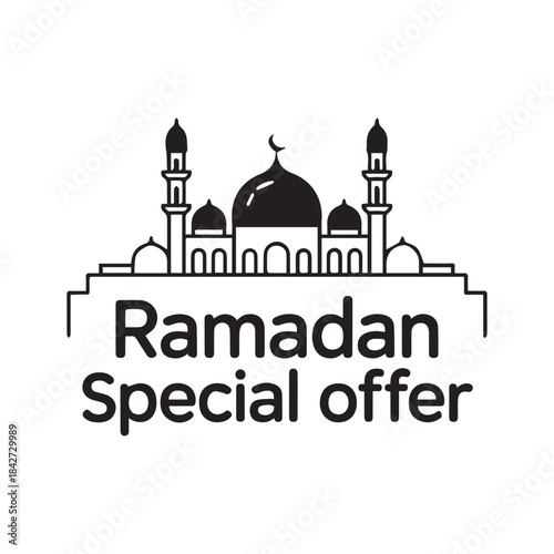 Ramadan Special Offer Modern Banner Vector EPS