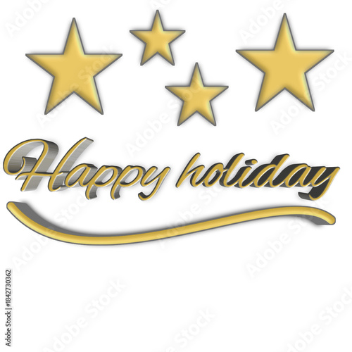 Happy holiday icon 