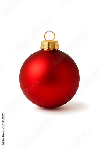 red christmas ball