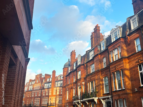 Traditional Victorian architecture in Knightsbridge, London