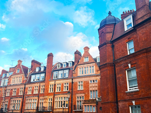 Traditional Victorian architecture in Knightsbridge, London