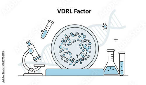 VDRL Test Concept. Venereal Disease Research Laboratory Factor in Immunology and Serology. Indonesian: VDRL Test Concept. Venereal Disease Research Laboratory Factor in Immunology and Serology.
