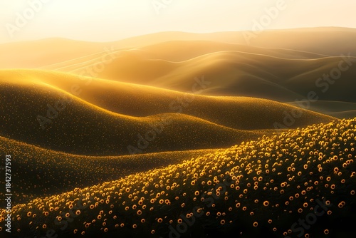 Blumenfeld isolated on transparent background