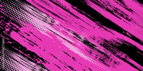 Abstract diagonal slashes in pink background vector for sports ,gaming, racing themes