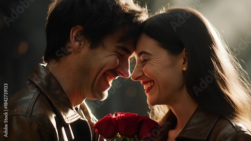 Couple aging journey captured in seamless timelapse animation. AI Ageing timelapse animation.