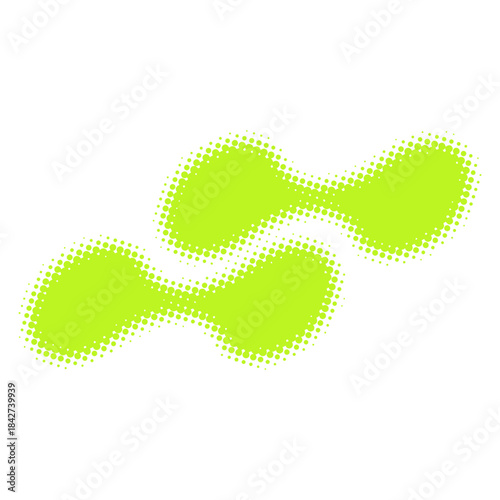 Neon Retro Y2K Halftone Element