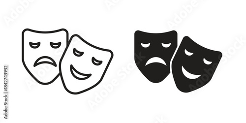 Theater masks icon