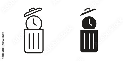 Time waste icon