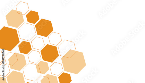 Orange high technology frame for design element