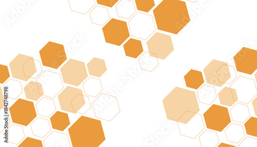 Orange high technology frame for design element