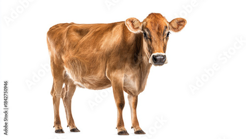 Brown Cow Isolated