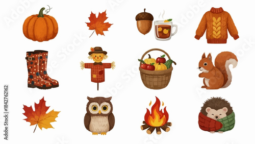 Autumn Harvest and Woodland Creatures Collection.