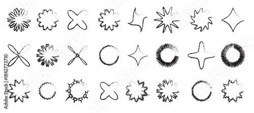 Collection of brush stroke sale, stickers and tags banners, sales label collection suitable for design promotion media.