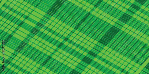 Abstract ackground Colorful papercut with gradient green and whit square pattern combination bright color on background. Futuristic  vector illustration   for banner, wallpaper, cover